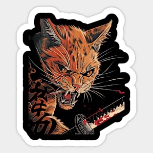 Cat Ninja Journeys Purr-fect Strike Sticker